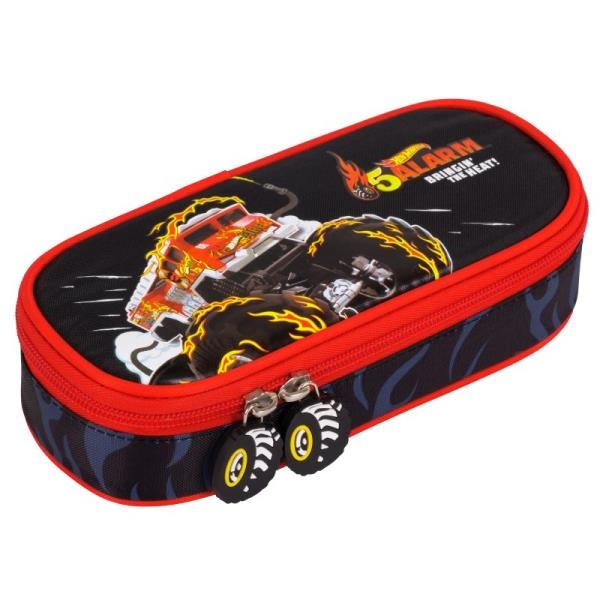Piórnik saszetka usztywniona z wewnętrzną klapką PC-01 Hot Wheels Majewski